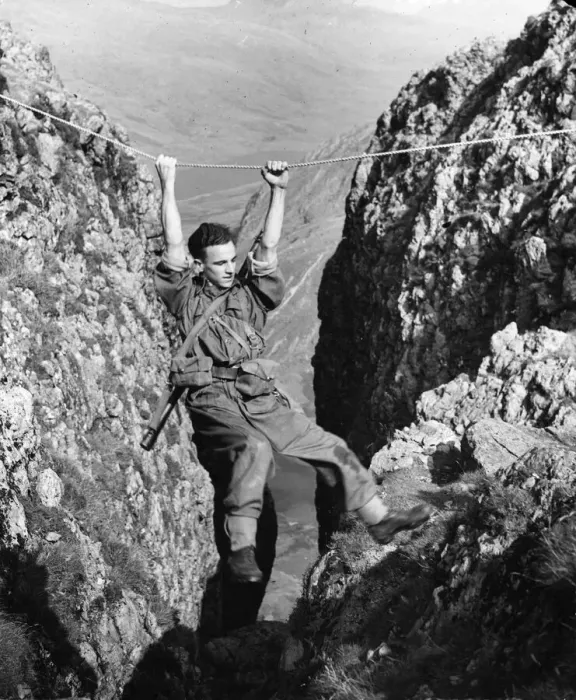 Framed Print : A member of the Home Guard, training to keep guard of the West mountains during world War Framed Print : A member of the Home Guard, training to keep guard of the West mountains during world War