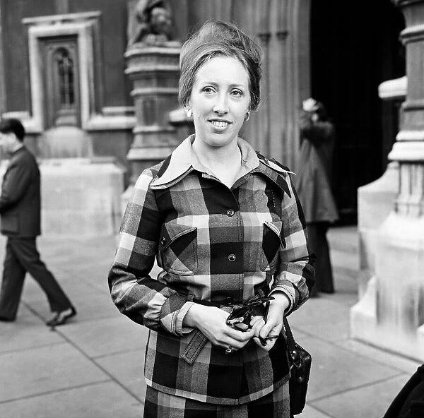 Member of Parliament for Lincoln Margaret Jackson (later Beckett). 22nd October 1974