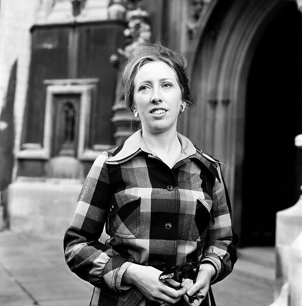 Member of Parliament for Lincoln Margaret Jackson (later Beckett). 22nd October 1974