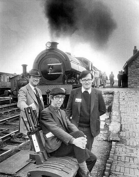 Members of the Association of Railway Preservation Societies (from left); David Morgan
