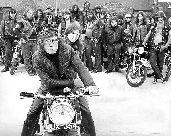 These members of the Black Angels gang were just heading off to Keswick to take part