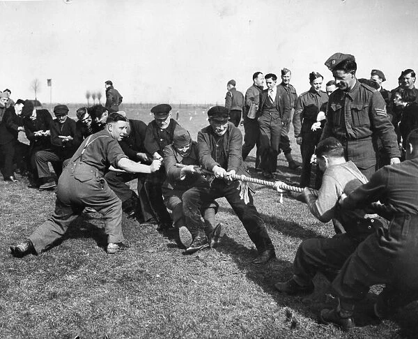 When members of a British army Motor Ambulance Convoy arranged a sports meeting