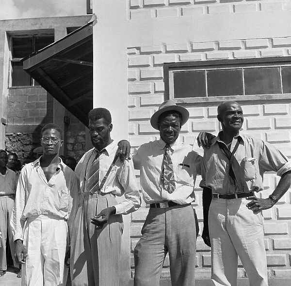 Members of the British Empire Citizensand WorkersHome Rule Party seen here in Port O