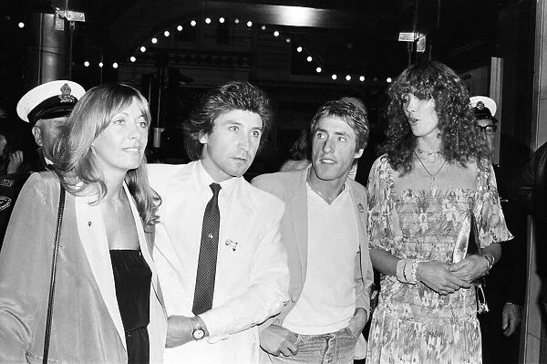 Members of the British rock group The Who, Kenney Jones