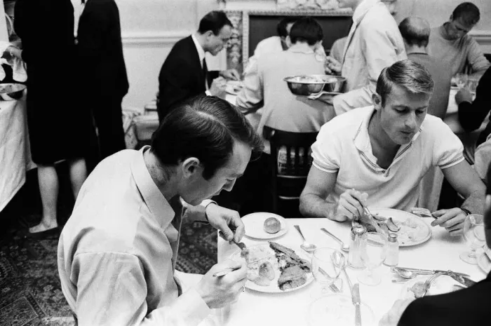 Framed Print : Members of the England football team Jimmy Greaves (left Framed Print : Members of the England football team Jimmy Greaves (left