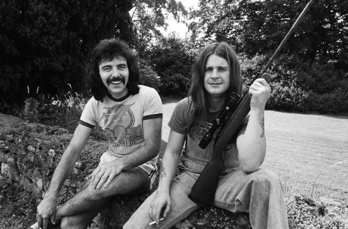 Framed Print : Members of Heavy Metal group Black Sabbath relaxing in the scenic Wye Valley Framed Print : Members of Heavy Metal group Black Sabbath relaxing in the scenic Wye Valley