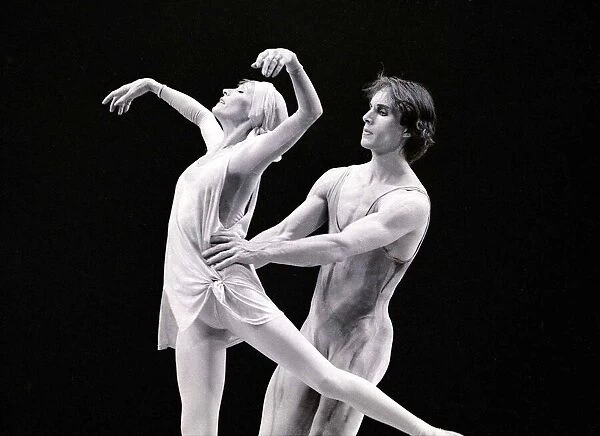 Members of the Royal Ballet perform on stage during the 1987 London Festival of Ballet