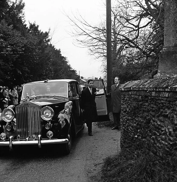 Members of the Royal Family arrive at Hillington Church, Kings Lynn