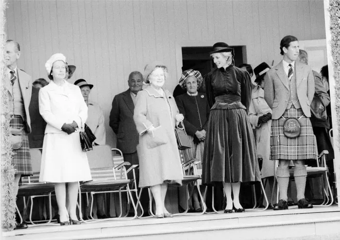 Framed Print : Members of the Royal Family attend the annual Braemar Highland Games near Balmoral Framed Print : Members of the Royal Family attend the annual Braemar Highland Games near Balmoral