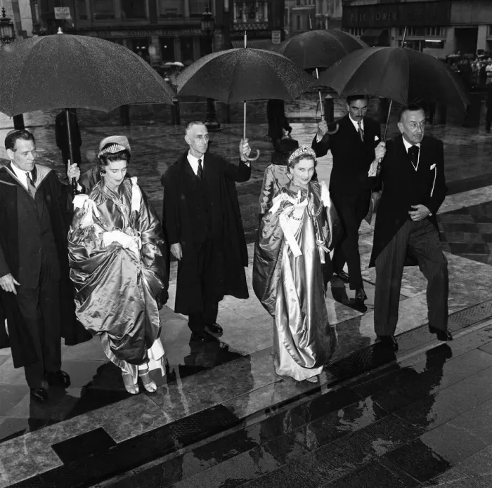 Framed Print : Members of the Royal Family attend a dedication of the Chapel of the Most Excellent Order