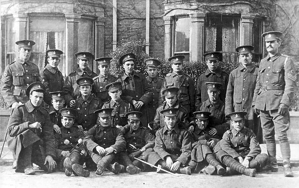 Members of the South Midlands Field Ambulance RAMC (Royal Army Medical Corps)