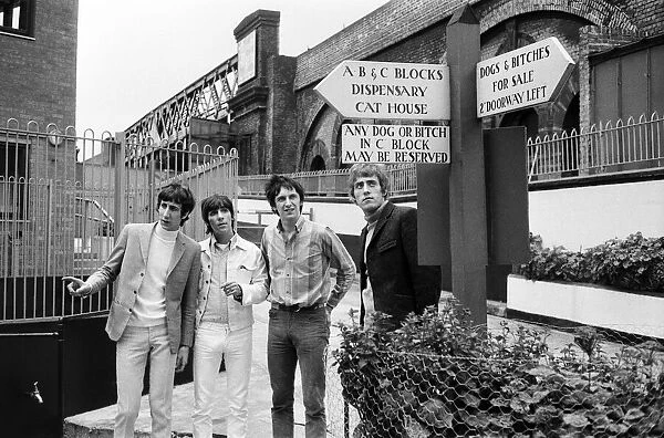 members of The Who rock group sent their managers to purchase a guard dog at Battersea