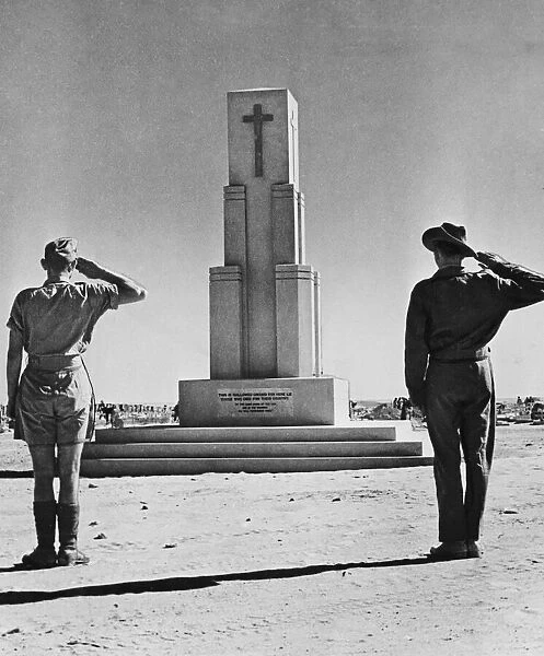 A memorial built by Royal Australian Engineers and dedicated to those who have given