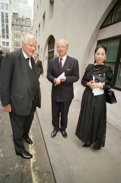 Framed Print : Memorial service for former Daily Mail editor Sir David English