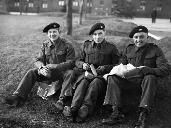 Framed Print : Men of the East Riding Yeomanry somewhere in the south of England during the Second Framed Print : Men of the East Riding Yeomanry somewhere in the south of England during the Second
