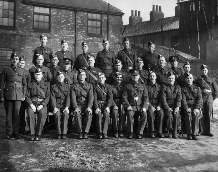 Framed Print : Men of the East Yorkshire Home Defence Corps, the East Yorkshire Regiment 6th Battalion Framed Print : Men of the East Yorkshire Home Defence Corps, the East Yorkshire Regiment 6th Battalion