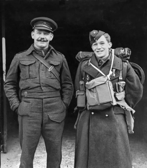 Framed Print : Men of the East Yorkshire Regiment pictured in Gloucestershire
