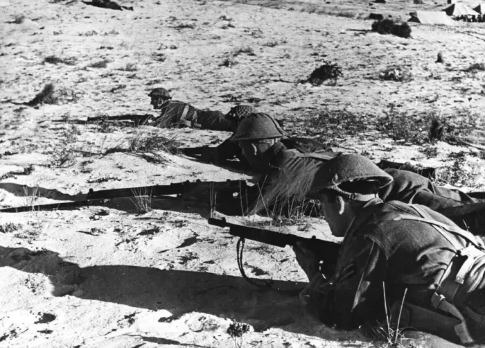 Framed Print : Men of the R. A. F. on the edge of an airfield during Second World War Framed Print : Men of the R. A. F. on the edge of an airfield during Second World War