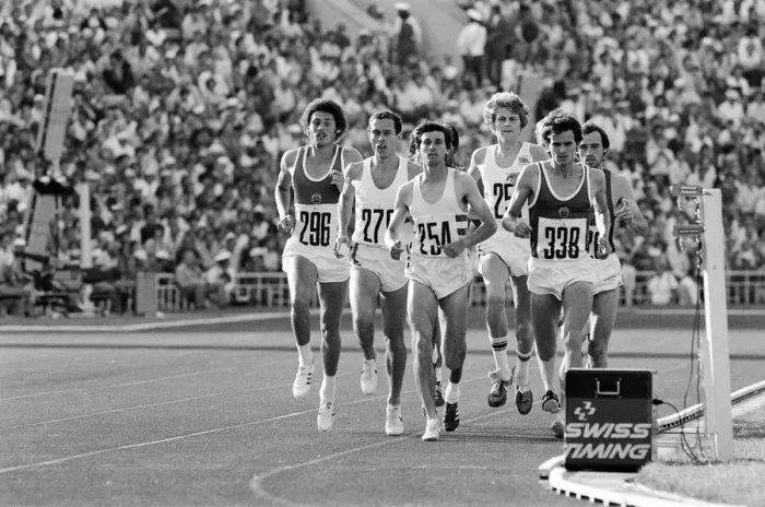 Framed Print : Mens 1500 metres final at the 1980 Summer Olympics in Moscow 1st August 1980 Framed Print : Mens 1500 metres final at the 1980 Summer Olympics in Moscow 1st August 1980