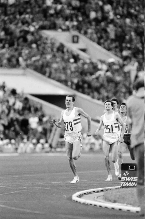 Framed Print : Mens 800 metres event final at the 1980 Summer Olympics in Moscow 26th July 1980