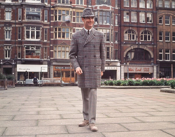 Mens autumn - winter fashion 1966 Series of images taken in around Regent Street