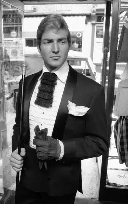 Framed Print : Mens fashion designer Lord John launching the Regency look for spring Framed Print : Mens fashion designer Lord John launching the Regency look for spring