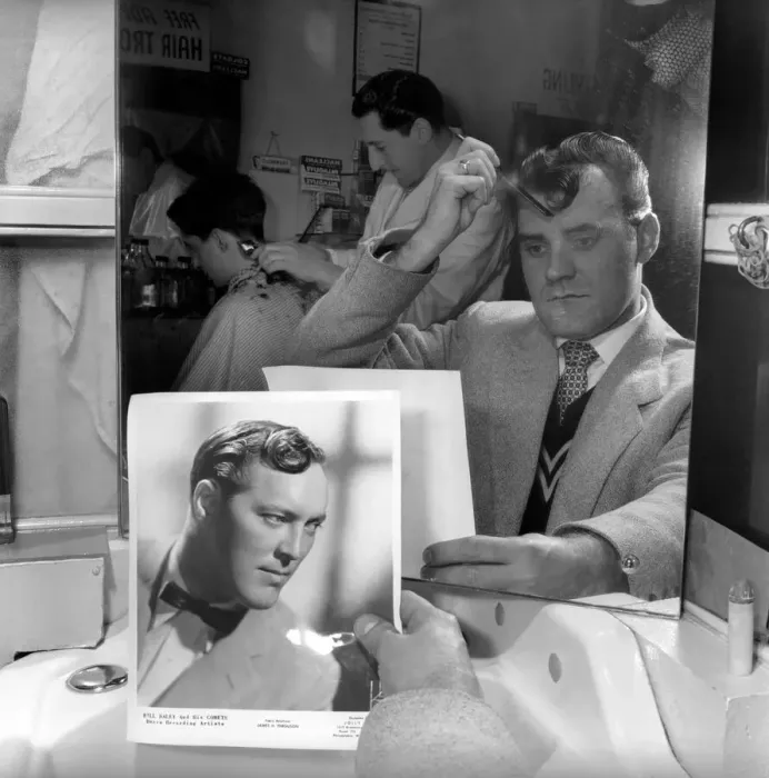 Framed Print : Mens Fashions: The Bill Haily hair cut. February 1959 A352-004 Framed Print : Mens Fashions: The Bill Haily hair cut. February 1959 A352-004