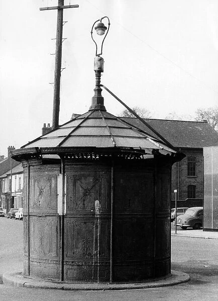 Mens lavatory, Ford Street, Coventry, West Midlands, removed in 1969. Circa 1969