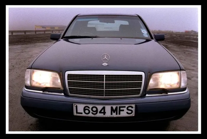 Framed Print : Mercedes Benz April 1999 Dark blue car L694 MFS Framed Print : Mercedes Benz April 1999 Dark blue car L694 MFS