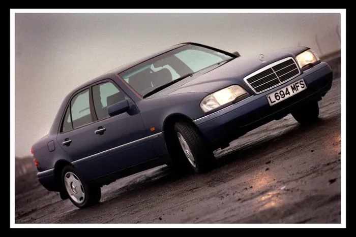 Framed Print : Mercedes Benz April 1999 Dark blue car L694 MFS Framed Print : Mercedes Benz April 1999 Dark blue car L694 MFS