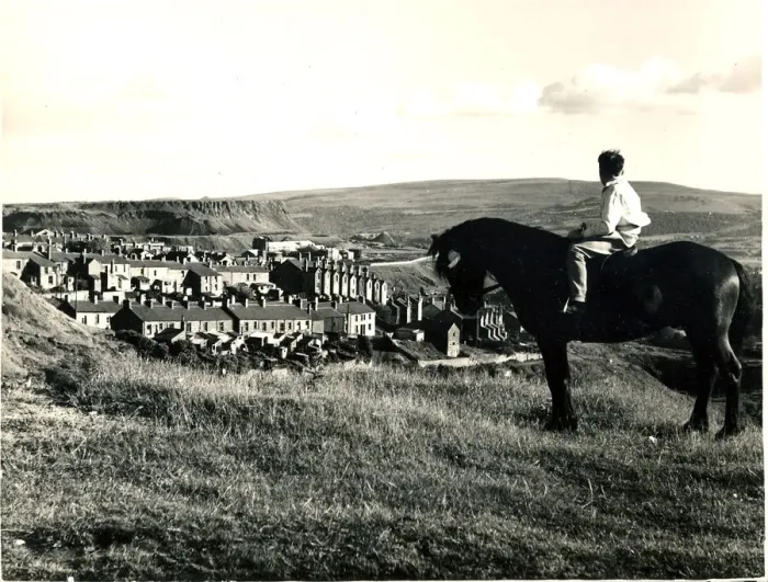 Framed Print : Merthyr - Dowlais - The young horserider looks across the Taff Valley at Dowlais Framed Print : Merthyr - Dowlais - The young horserider looks across the Taff Valley at Dowlais