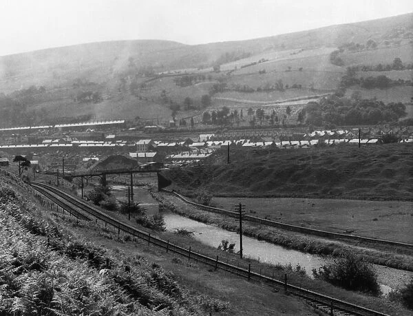 Merthyr Vale, South Wales. 1962. At Merthyr Vale