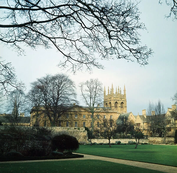 Merton College, Oxford University, Oxfordshire. January 1972