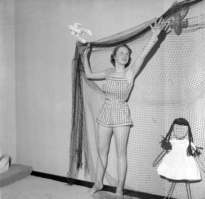 Framed Print : Messrs Horroskees held a teenage and fashion show at their establishment in Hanover