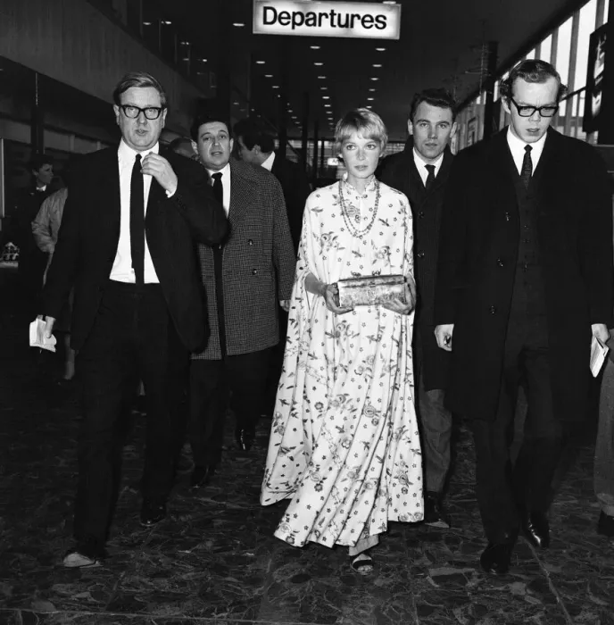 Framed Print : Mia Farrow arrives at Heathrow Airport from Delhi after visiting the Maharishi meditation Framed Print : Mia Farrow arrives at Heathrow Airport from Delhi after visiting the Maharishi meditation