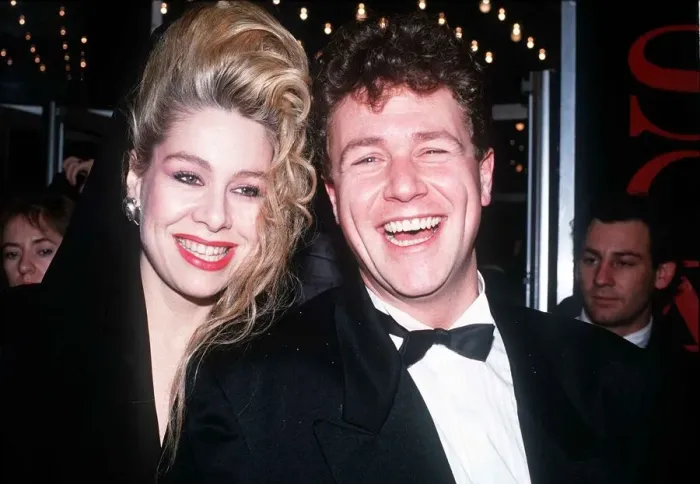 Framed Print : Michael Ball actor singer with unknown woman at the premiere of the film Scandal Framed Print : Michael Ball actor singer with unknown woman at the premiere of the film Scandal