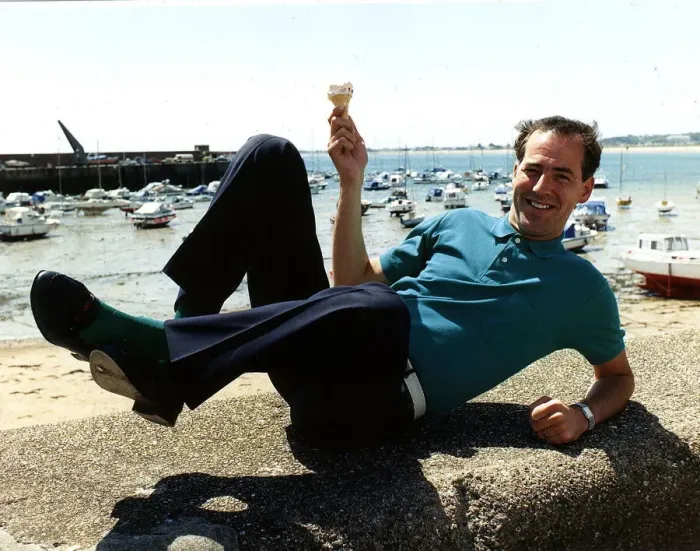 Framed Print : Michael Barrymore Comedian September 1988