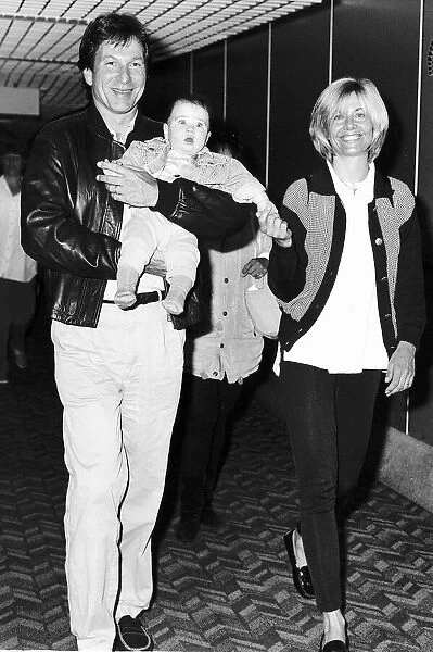 Michael Brandon Actor and Actress Glynis Barber with their son Baby Alexander