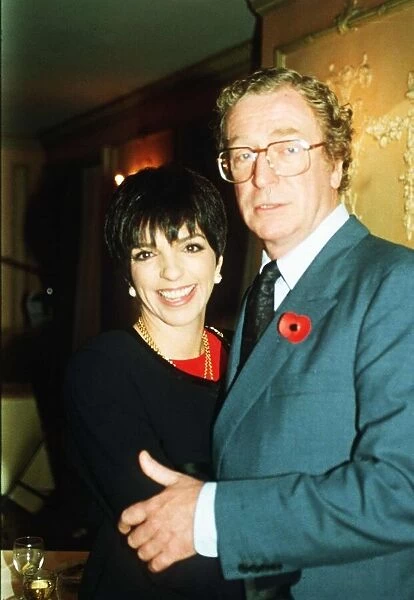 Michael Caine actor with actress Liza Minnelli