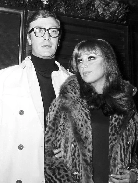 Michael Caine actor and girlfriend Elizabeth Ercy