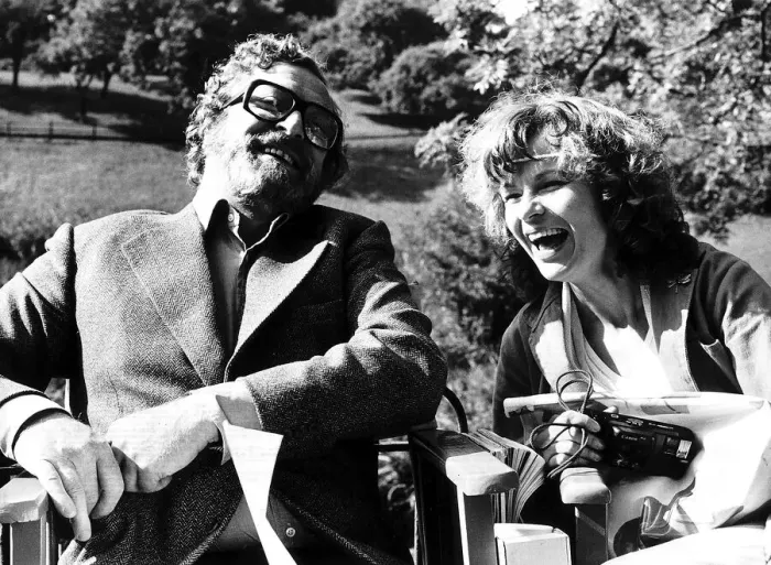 Framed Print : Michael Caine actor with Julie Walters actress and comedienne star in the film Educating Framed Print : Michael Caine actor with Julie Walters actress and comedienne star in the film Educating