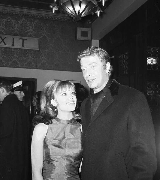 Michael Caine and Edina Ronay at the Premiere of Zulu 23rd January 1964