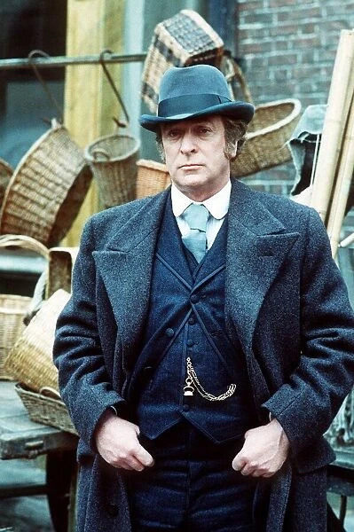 Michael Caine in the film Jack the ripper playing the part of Inspector fred abberline