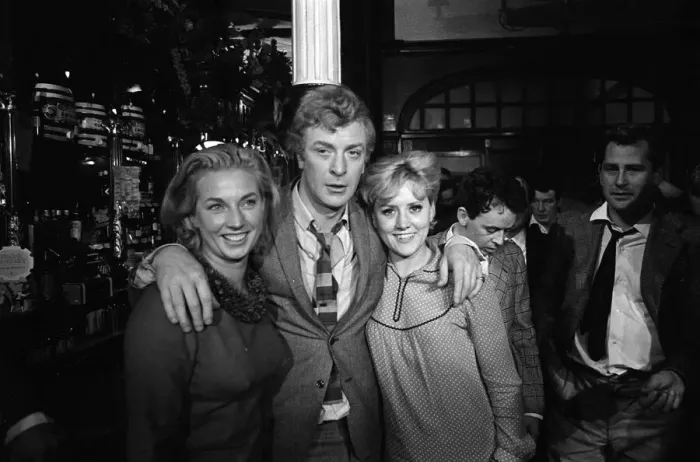 Framed Print : Michael Caine on set in the film Alfie The fight scene takes place in the Black Framed Print : Michael Caine on set in the film Alfie The fight scene takes place in the Black