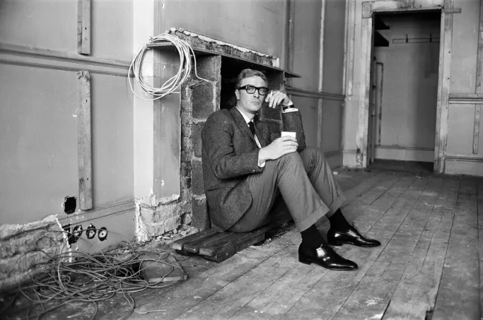 Framed Print : Michael Caine on the set of The Ipcress File. 21st September 1964
