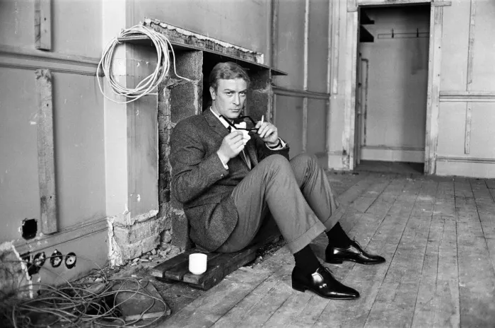 Framed Print : Michael Caine on the set of The Ipcress File. 21st September 1964