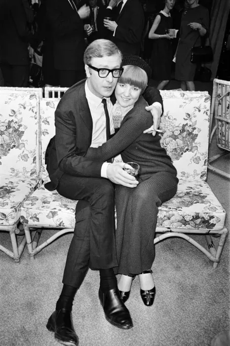 Framed Print : Michael Caine, who stars in the film Alfie poses with Cilla Black Framed Print : Michael Caine, who stars in the film Alfie poses with Cilla Black