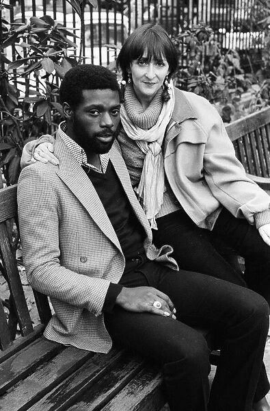 Michael and Claudine Riley, from Steel Pulse. 9th December 1978