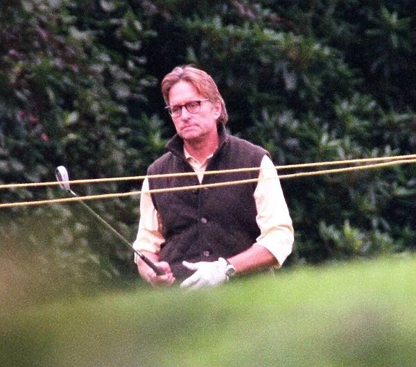 Michael Douglas Loch Lomond golf course October 1998 film star actor Michael