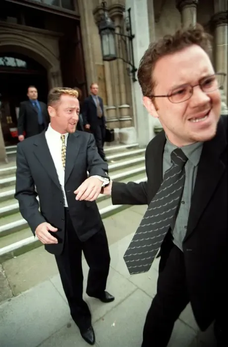Framed Print : Michael Flatley Dancer October 98 Leaving the high court after his former manager